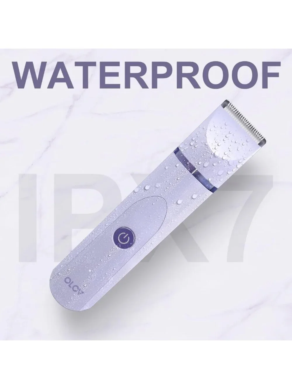 Electric Body Hair Trimmer for Men & Women - Wet/Dry Groomer, Waterproof, USB